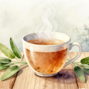 Salbeitee bei Halsschmerzen richtig zubereiten und anwenden