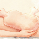 Wärmflasche bei Bauchschmerzen richtig und sicher anwenden